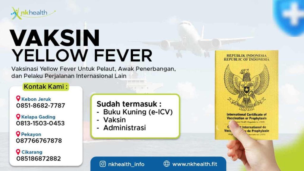Masa Berlaku Vaksin Yellow Fever